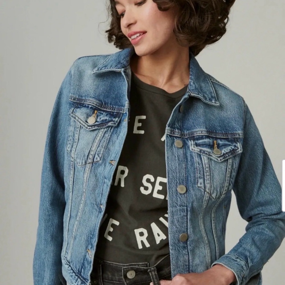 Lucky Brand Tomboy Trucker Jacket Size S